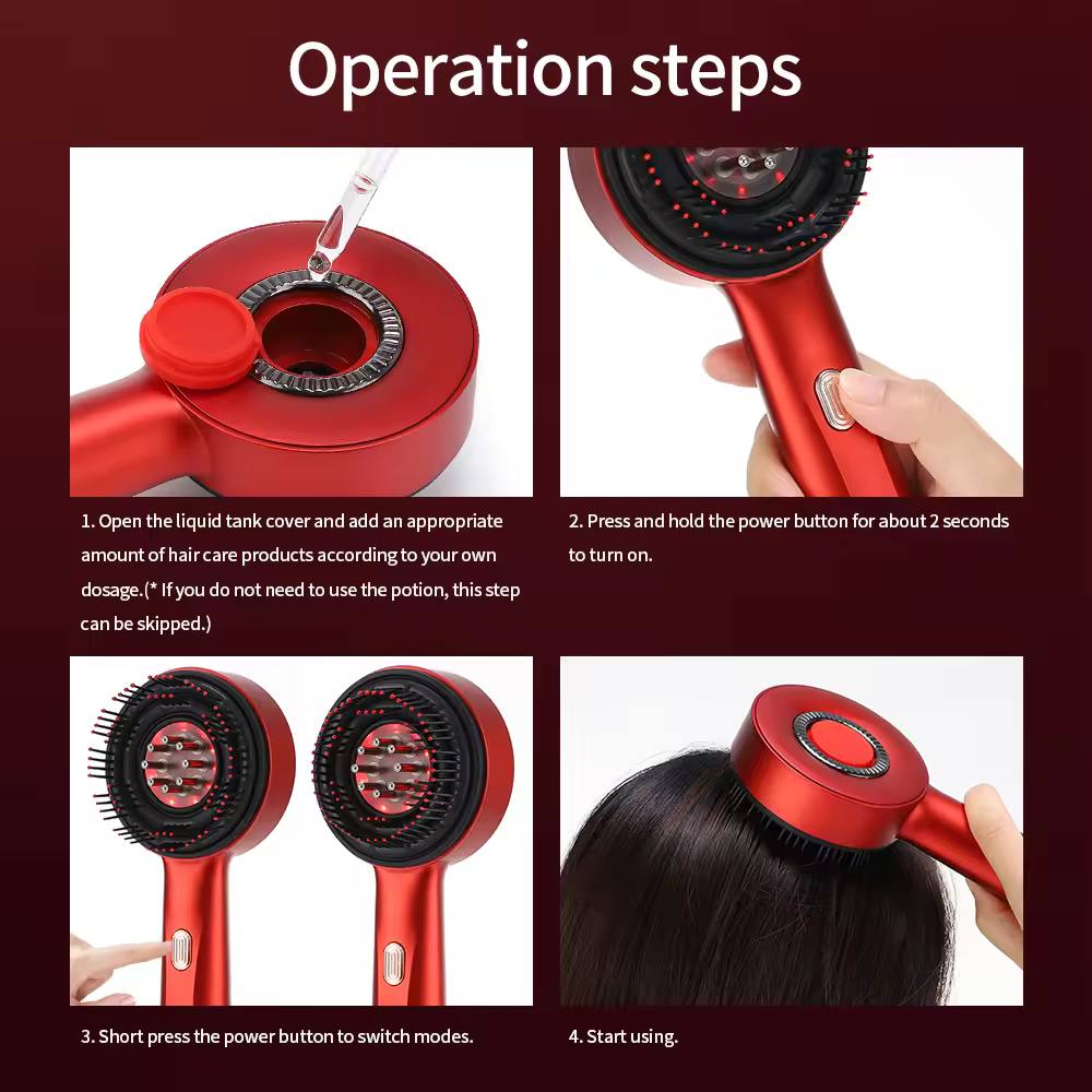 Wireless and Waterproof Scalp Massager