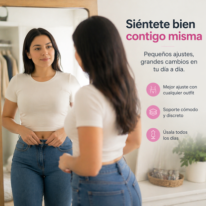 <p><strong>Mejora cómo te queda tu ropa al instante 👗👇</strong><br>✔ Ajuste firme y cómodo<br>✔ Ideal para uso diario<br>✔ Discreta bajo la ropa<br>🔥 Más comodidad en tu día a día<br>⭐ Miles de clientas satisfechas</p>