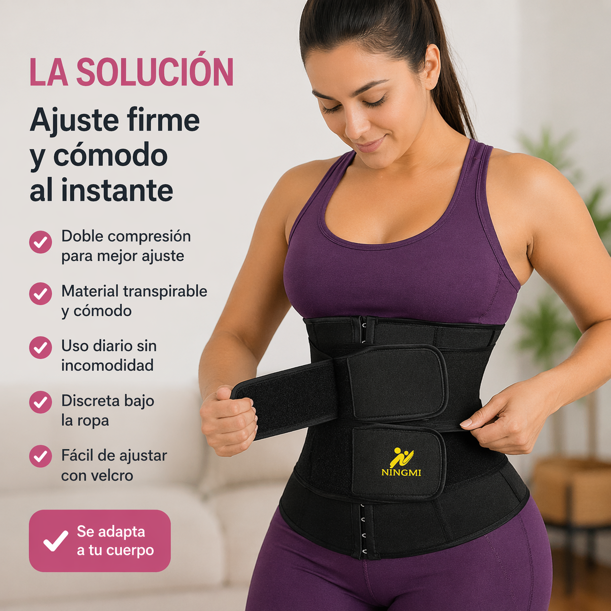 <p><strong>Mejora cómo te queda tu ropa al instante 👗👇</strong><br>✔ Ajuste firme y cómodo<br>✔ Ideal para uso diario<br>✔ Discreta bajo la ropa<br>🔥 Más comodidad en tu día a día<br>⭐ Miles de clientas satisfechas</p>