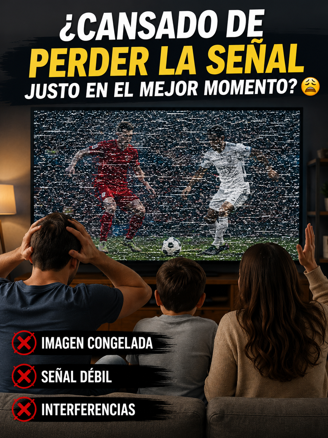 📡 Señal HD en tu TV<br>📺 Disfruta más canales<br>🚫 Sin cable ni mensualidades<br>⚡ Instalación rápida
