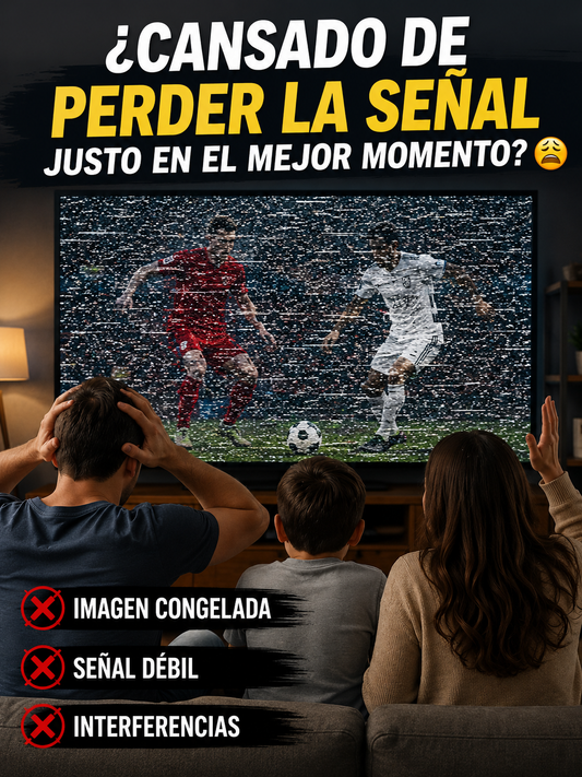 📡 Señal HD en tu TV<br>📺 Disfruta más canales<br>🚫 Sin cable ni mensualidades<br>⚡ Instalación rápida