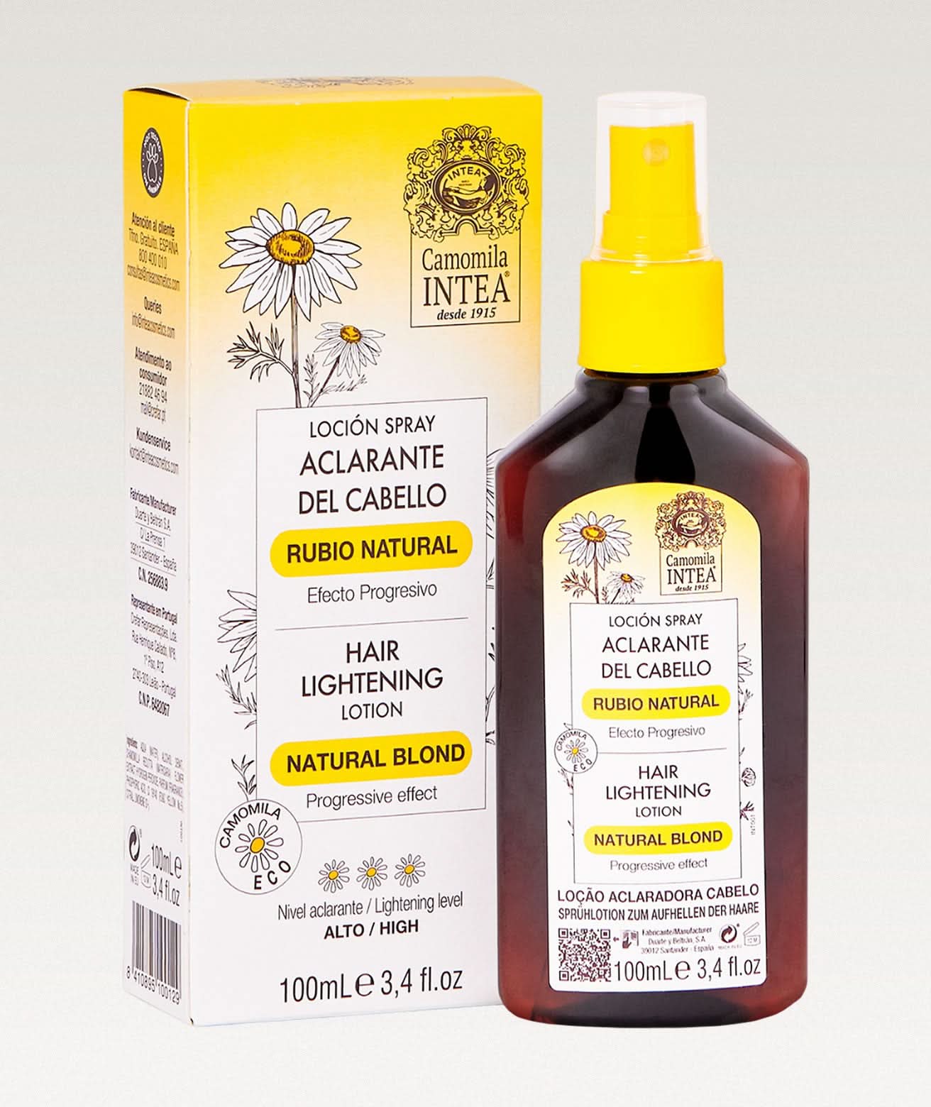 Aclarante de Cabello Rubio Natural